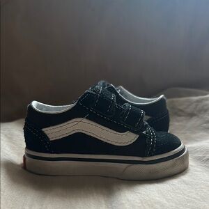 Kids Black and White Shoes